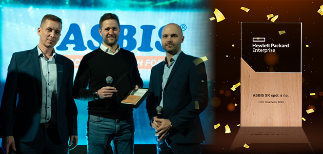 ASBIS honored as HPE Distributor of 2024 for outstanding performance in Slovakian market
